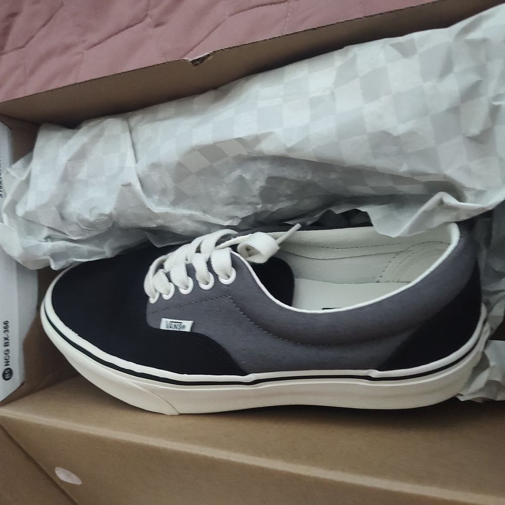 Vans Black and Gray Sneakers